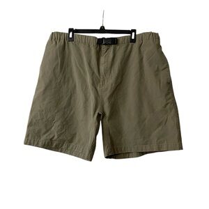 Caribou Creek Men's Size 2XL Olive Army Green Cotton Rugged Utility Shorts 7.5”
